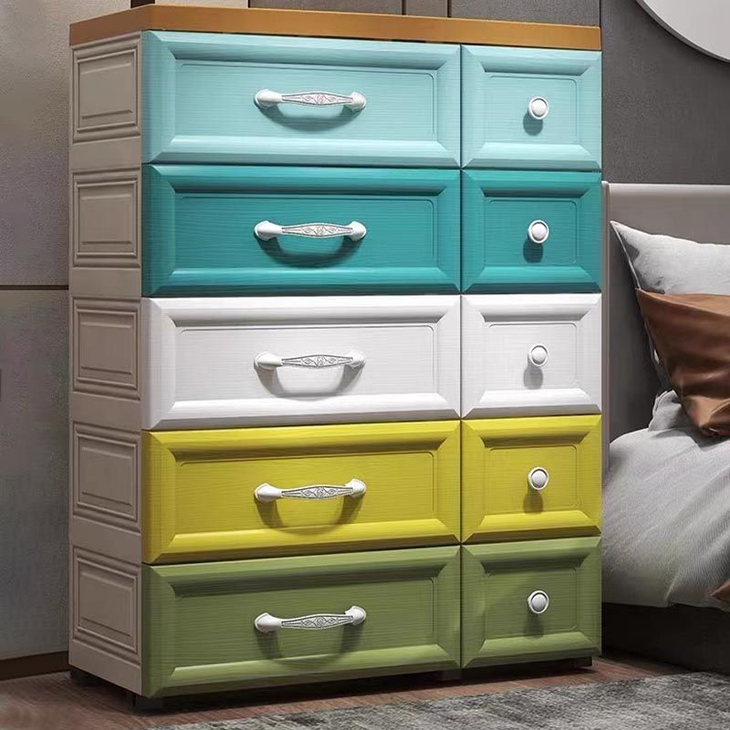 Contemporary Non-Hanging Armoire Plastic Wardrobe Closet,29.13" D x 13.78" W x 39.37" H Clearhalo 'Armoires & Wardrobes' 'armoires_wardrobes' 'Bedroom Furniture' 'furn' 'furn_armoires_wardrobes' 'Furniture' 1200x1200_b0d683f4-9cd7-4be2-a53d-c8d8a5fadaeb
