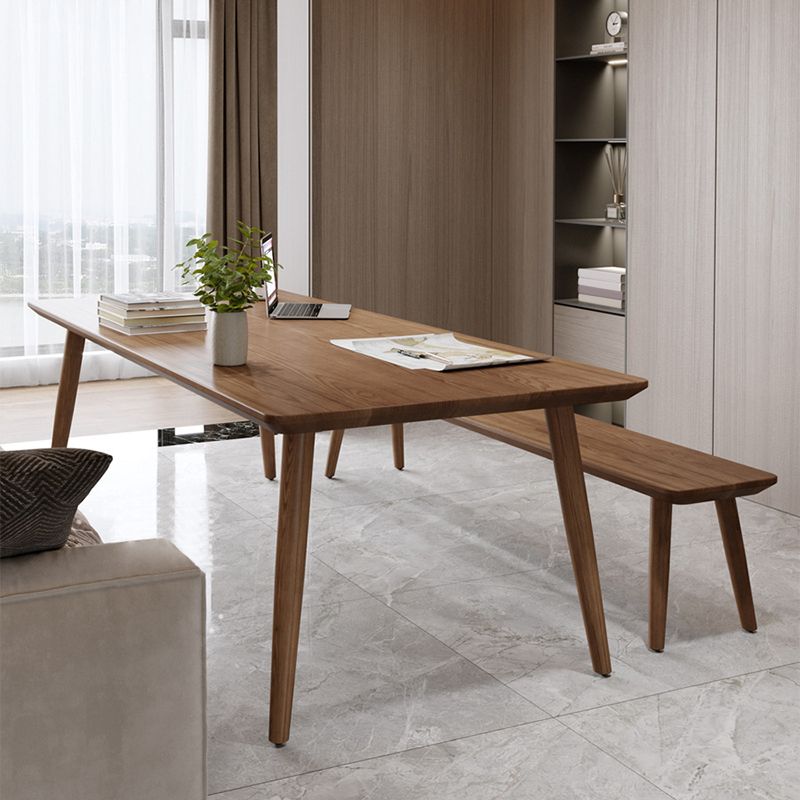 Contemporary Rectangular Writing Desk Solid Wood Office Desk Clearhalo 'furn' 'furn_office_desk' 'Furniture' 'Office Desks' 'Office Furniture' 'office_desk' 1200x1200_b0d87946-21fc-4fb1-8c00-0f420eb47fa3