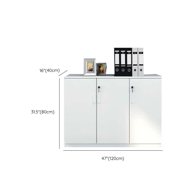 Modern File Cabinet White Wooden Frame Storage Lateral File Cabinet Clearhalo 'Filing Cabinets' 'filling_cabinets' 'furn' 'furn_filling_cabinets' 'Furniture' 'Office Furniture' 1200x1200_b0dc84b7-7342-4ad3-821e-650d3acdc8ee