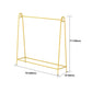 Metal Modern Coat Hanger Hanging Rail Coat Rack Entryway Kit in Gold