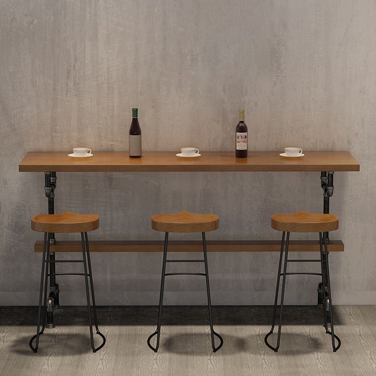 Moderna 1/2/4/7 piezas Mesa de mesa de pubs de madera maciza