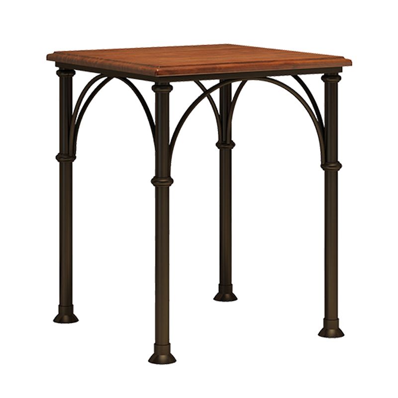 Industrial Style Solid Wood Dining Table Brown Square Table with 4 Legs for Dinning Room Clearhalo ' dining_table' 'Dining Tables & Seating' 'Dining Tables' 'furn' 'furn_dining_table' 'Furniture' 'furniture_dining_table' 'Kitchen & Dining Furniture' 'kitchen&dining_furn' 'kitchen' 'kitchen_dining_table' 1200x1200_b0e1ea3e-dfd0-4dd8-8666-3dc632537c1d