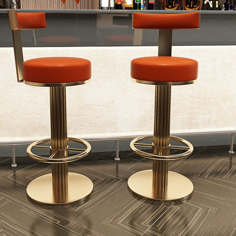 Leather Bar Stool Adjustable Height Counter Stool for Bristol Clearhalo 'Bar Furniture' 'Bar Stools' 'bar_stools' 'furn' 'furn_bar_stools' 'Furniture' 'Kitchen & Dining Furniture' 1200x1200_b0e285b4-a8eb-45bd-87a6-676b60b542fb