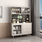 Artificial Wood Living Room Sideboard Gabinete Glam Credenza con cajones y almacenamiento