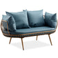 Scandinavian Golden Frame Sofa with Pillow Back Cushion for Living Room Clearhalo 'furn' 'furn_sofas' 'Furniture' 'Living Room Furniture' 'Sofa' 'sofas' 1200x1200_b0e8551d-c71e-4097-b6e0-8442be9b771c