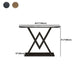 Metal Frame Accent Table with White Marble Console Table for Hall Clearhalo 'Console Tables' 'console_tables' 'Entry & Mudroom Furniture' 'furn' 'furn_console_tables' 'Furniture' 1200x1200_b0eae340-3aca-40ee-b60e-6ff958f8401d