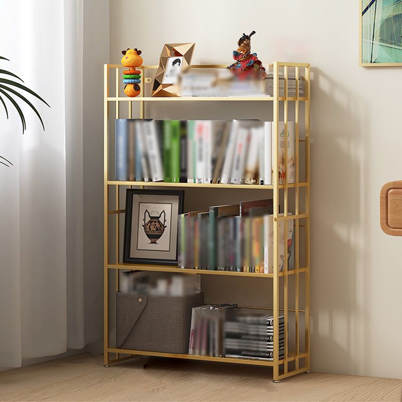 Modern Style Metal Bookshelf Vertical Open Shelf Bookcase for Study Room Clearhalo 'Bookcases' 'furn' 'furn_bookcases' 'Furniture' 'furniture_bookcases' 'kitchen' 'kitchen_bookcases' 'Living Room Furniture' 'Office Furniture' 1200x1200_b0ec8b58-1e62-4ad4-a410-81c24fa2dba6