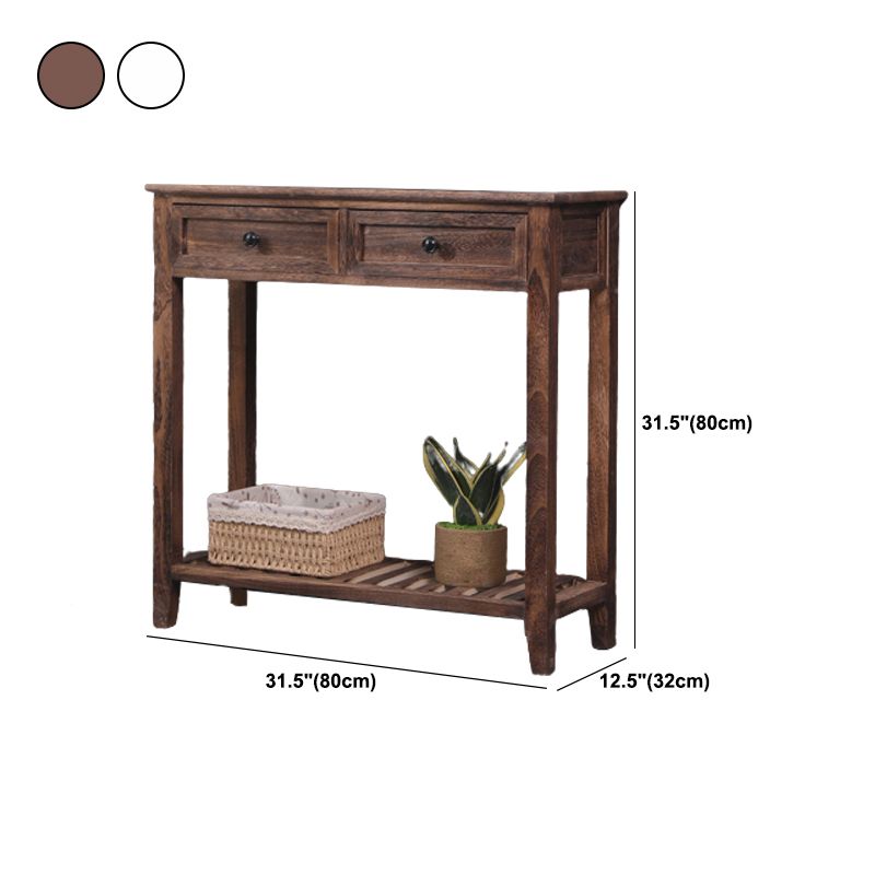 Mid-Century Modern Console Table Rectangle Console Table Floor Shelf Clearhalo 'Console Tables' 'console_tables' 'Entry & Mudroom Furniture' 'furn' 'furn_console_tables' 'Furniture' 1200x1200_b0edd1e4-be17-4884-8db6-0397ca36276b