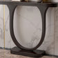 Solid Wood Console Table 33.46" Tall 1-shelf Accent Table for Hall