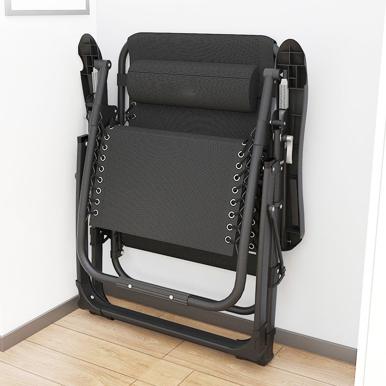 Black Contemporary Recliner Chair with Metal Base with Arms and Cup Holders Clearhalo 'Chairs & Seating' 'furn' 'furn_recliners' 'Furniture' 'Living Room Furniture' 'Recliners' 1200x1200_b0ef8862-c777-4a46-bf57-6c2efc1a2717