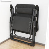 Black Contemporary Recliner Chair with Metal Base with Arms and Cup Holders Clearhalo 'Chairs & Seating' 'furn' 'furn_recliners' 'Furniture' 'Living Room Furniture' 'Recliners' 1200x1200_b0ef8862-c777-4a46-bf57-6c2efc1a2717
