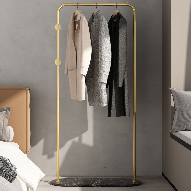 Moderner Kleiderregal 2 Haken Feste Farbmetallhalle mit Marmorboden