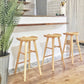 Saddle Seat Footrest Counter Chair Modern Backless Counter Stools in Natural Clearhalo 'Bar Furniture' 'Bar Stools' 'bar_stools' 'furn' 'furn_bar_stools' 'Furniture' 'Kitchen & Dining Furniture' 1200x1200_b0f302dd-e198-4959-ba1e-9813b0436e6b