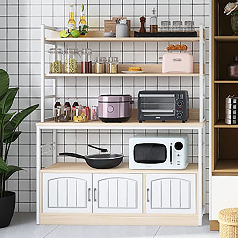 Modern Style Sideboard Metal Open Storage Sideboard for Kitchen Dining Room Clearhalo 'buffet_sideboard' 'Buffets & Sideboards' 'furn' 'furn_buffet_sideboard' 'Furniture' 'Kitchen & Dining Furniture' 1200x1200_b0f3dda5-d7c6-47e9-8bda-49d1d275e2e1