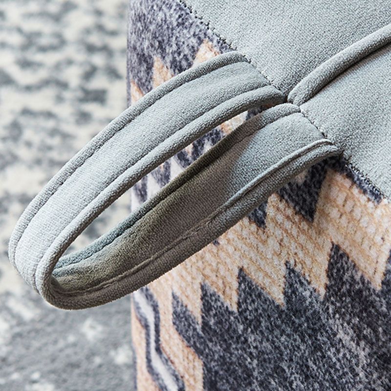 Color Block Fabric Standard Stool Modern Simple Upholstered Ottoman Clearhalo 'furn' 'furn_ottomans_poufs' 'Furniture' 'Living Room Furniture' 'Ottomans & Poufs' 'ottomans_poufs' 1200x1200_b0f58499-2c2c-487e-83ea-be572370375e