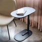 Oval Minimalist Side End Table Modern C Sofa Corner Table for Living Room