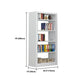 Rectangle Etagere Bookshelf Modern Metal Open Bookcase with Shelves