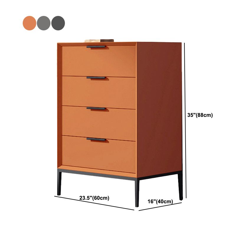 Contemporary Rectangle Accent Chest With3/4 Drawers and Straight Legs Clearhalo 'Cabinets & Chests' 'cabinets_chests' 'furn' 'furn_cabinets_chests' 'Furniture' 'Living Room Furniture' 1200x1200_b0fb1399-4a77-406e-8adc-70ec7e0e22c5