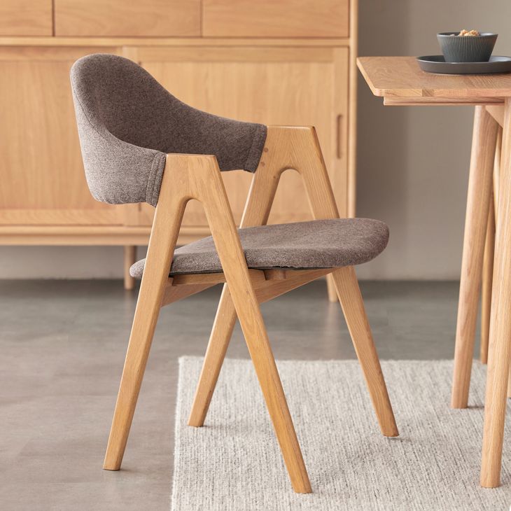 Contemporary Side Solid Wood Dining Room Chair Open Back Dining Side Chair for Home Use Clearhalo ' kitchen&dining_furn' 'Dining Chairs' 'Dining Tables & Seating' 'dining_chair' 'furn' 'furn_dining_chair' 'Furniture' 'furniture_dining_chair' 'Kitchen & Dining Furniture' 'kitchen' 1200x1200_b0fb1db6-e6b1-47a0-8aad-aa6267146c1b