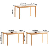 Rectangle Wooden Dining Table Modern Beech Table in Nature with 4 Legs Clearhalo ' dining_table' 'Dining Tables & Seating' 'Dining Tables' 'furn' 'furn_dining_table' 'Furniture' 'furniture_dining_table' 'Kitchen & Dining Furniture' 'kitchen&dining_furn' 'kitchen' 'kitchen_dining_table' 1200x1200_b0fc75a2-fa40-4293-bca0-37ea9d44dffa
