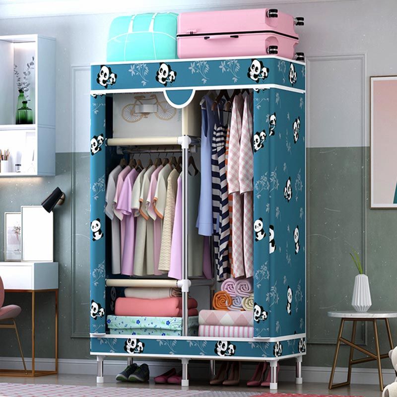 Matte afwerking Garderobe voor home eigentijdse opbergkast met metalen benen