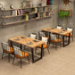 Industrial Solid Wood Dining Table Rectangle Table with Sled Base for Dinning Room Clearhalo ' dining_table' 'Dining Tables & Seating' 'Dining Tables' 'furn' 'furn_dining_table' 'Furniture' 'furniture_dining_table' 'Kitchen & Dining Furniture' 'kitchen&dining_furn' 'kitchen' 'kitchen_dining_table' 1200x1200_b0fe78d0-721a-4ccf-827d-a21785deb108