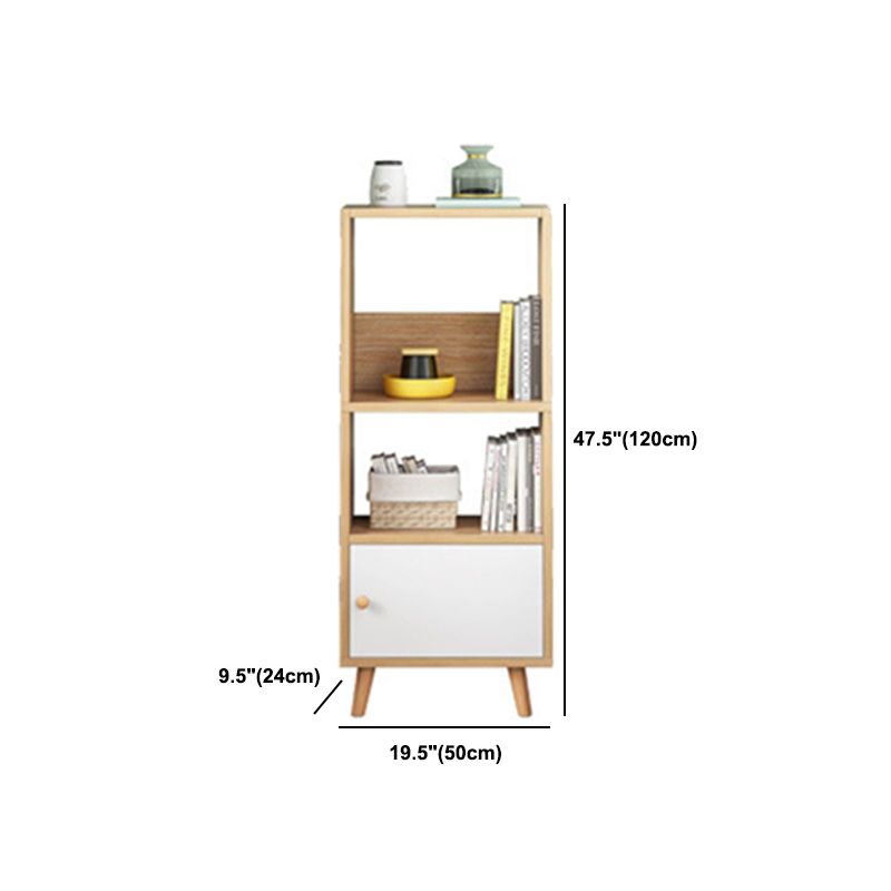 Engineered Wood Standard Bookshelf Matte Finish Shelf Bookcase with Doors Clearhalo 'Bookcases' 'furn' 'furn_bookcases' 'Furniture' 'Office Furniture' 1200x1200_b1005809-4471-487d-934a-81d9b773a15a