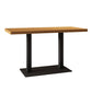 Industrial Brown Dinner Table Wood Table with Black Frame for Dining Room Clearhalo ' dining_table' 'Dining Tables & Seating' 'Dining Tables' 'furn' 'furn_dining_table' 'Furniture' 'furniture_dining_table' 'Kitchen & Dining Furniture' 'kitchen&dining_furn' 'kitchen' 'kitchen_dining_table' 1200x1200_b1025c5f-1935-405e-bb6d-57a0600d55ee