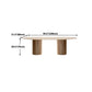 Pinewood Solid Wood Dining Table Modern Wood Color Double Pedestal Table for Dining Room Clearhalo ' dining_table' 'Dining Tables & Seating' 'Dining Tables' 'furn' 'furn_dining_table' 'Furniture' 'furniture_dining_table' 'Kitchen & Dining Furniture' 'kitchen&dining_furn' 'kitchen' 'kitchen_dining_table' 1200x1200_b1044515-94d0-4a7a-85d5-3d97e2a9c290
