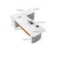 Rectangle Shape Wooden Office Desk Modern Style Writing Desk for Office