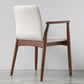 Contemporary Solid Back Kitchen Dining Arm Chair Solid Wood Dining Arm Chair Clearhalo ' kitchen&dining_furn' 'Dining Chairs' 'Dining Tables & Seating' 'dining_chair' 'furn' 'furn_dining_chair' 'Furniture' 'furniture_dining_chair' 'Kitchen & Dining Furniture' 'kitchen' 1200x1200_b1073fb4-e0e6-4cc7-9603-4879d497cc17