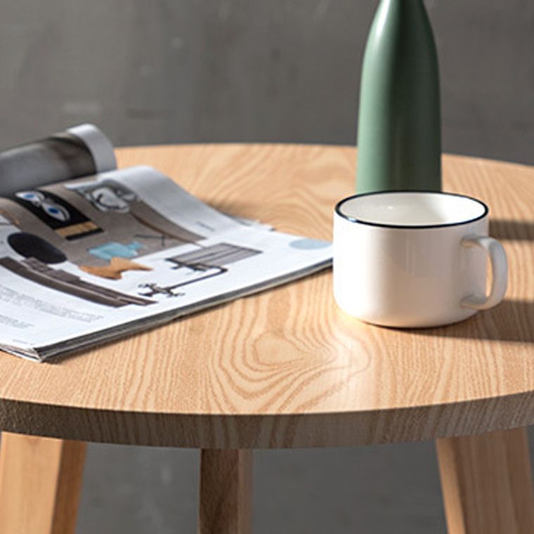 Modern Style Round Bar Table Wood Top Pub Table for Dining Room Clearhalo 'Bar Furniture' 'Bar Tables' 'bar_tables' 'furn' 'furn_bar_tables' 'Furniture' 'furniture_bar_tables' 'Kitchen & Dining Furniture' 1200x1200_b1091ddb-24a3-4b6e-9836-ba5af0cfda01