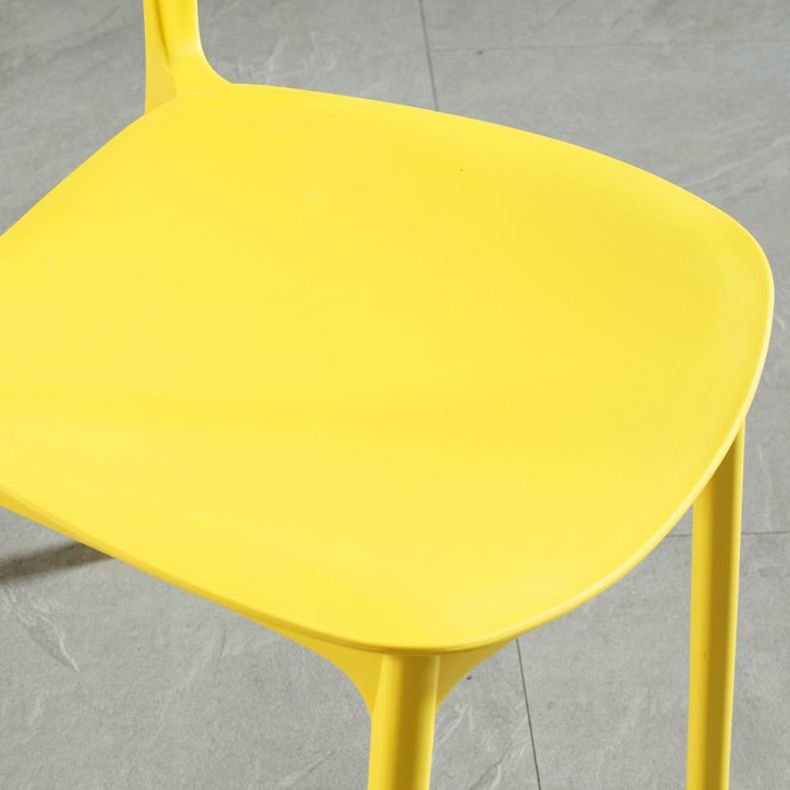 Nordic Chair Dining Armless Chairs for Kitchen with Plastic Legs Clearhalo 'Dining Chairs' 'Dining Tables & Seating' 'dining_chair' 'furn' 'furn_dining_chair' 'Furniture' 'furniture_dining_chair' 'Kitchen & Dining Furniture' 1200x1200_b109de89-e0b8-483e-81b2-8cc34687fe7d