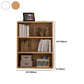 Modern Engineered Wood Bookcase Standard Bookshelf for Any Room 23.6" L X 11.8" H
