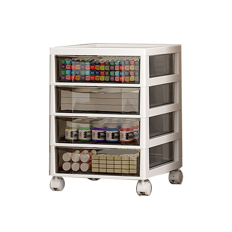 Armadio verticale trasparente mobile moderno mobile mobile in plastica moderna