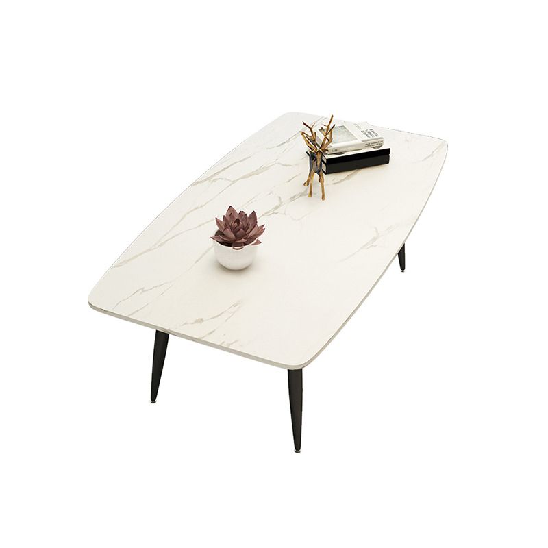 Rectangle Slate Coffee Table Glam 4 Legs Coffee Cocktail Table Clearhalo 'Coffee & Accent Tables' 'Coffee Tables' 'coffee_tables' 'furn' 'furn_coffee_tables' 'Furniture' 'Living Room Furniture' 1200x1200_b10bd930-07b7-451b-a17a-20c880bed9b9