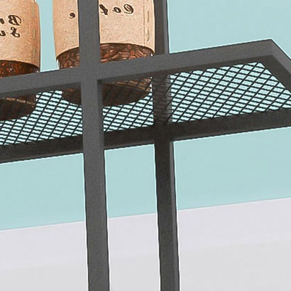 Metal Hanging Wine Glass Rack Modern Black Wine Rack Kit with Shelves Clearhalo 'furn' 'furn_wine_racks' 'Furniture' 'Kitchen & Dining Furniture' 'Wine Racks' 'wine_racks' 1200x1200_b10bfaf2-88e1-4b92-adaf-f73df342613a
