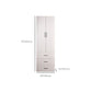 Hinged Wardrobe Closet with Drawer Contemporary Storage Cabinet