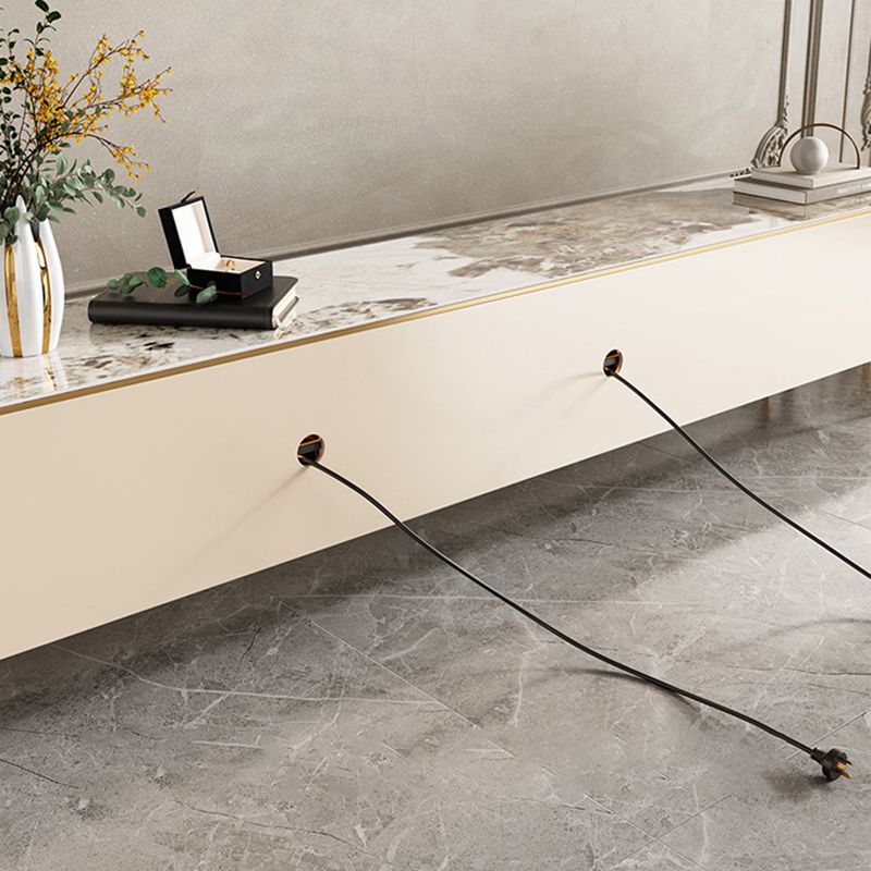 Stone Media Console Enclosed Storage TV Stand Console for Living Room Clearhalo 'furn' 'furn_tv_stands_entertainment_centers' 'Furniture' 'Living Room Furniture' 'TV Stands & Entertainment Centers' 'TV Stands & Media Storage Furniture' 'tv_stands_entertainment_centers' 1200x1200_b10ff31f-c7e7-4edb-9816-9fc290faf217