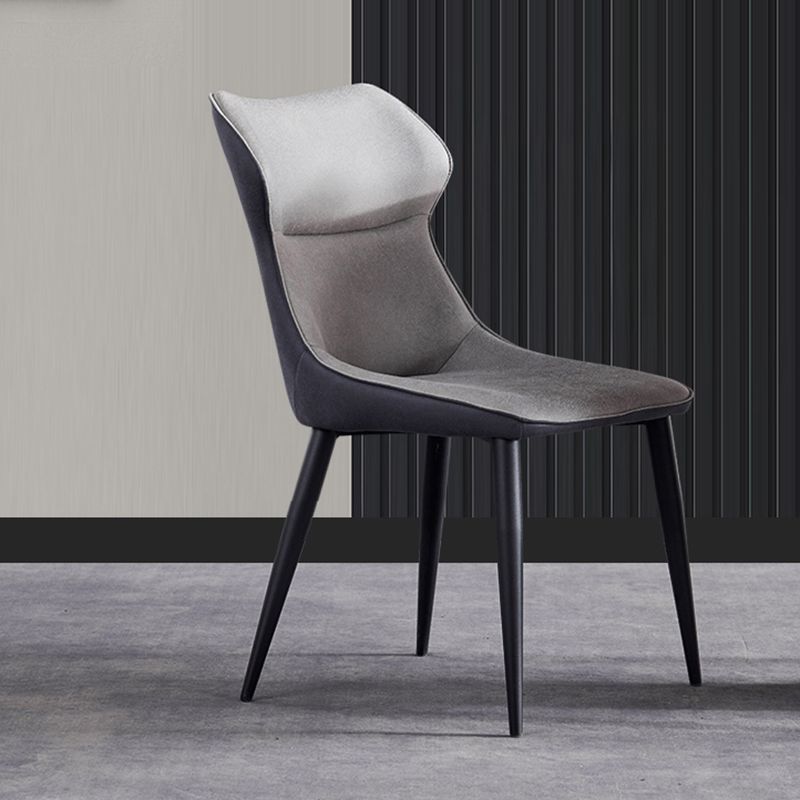 Modern Style Kitchen Dining Side Chair Polyurethane Dining Chair with Carbon Steel Legs Clearhalo ' kitchen&dining_furn' 'Dining Chairs' 'Dining Tables & Seating' 'dining_chair' 'furn' 'furn_dining_chair' 'Furniture' 'furniture_dining_chair' 'Kitchen & Dining Furniture' 'kitchen' 1200x1200_b111597e-5743-4a4d-acb9-89a5600bd641