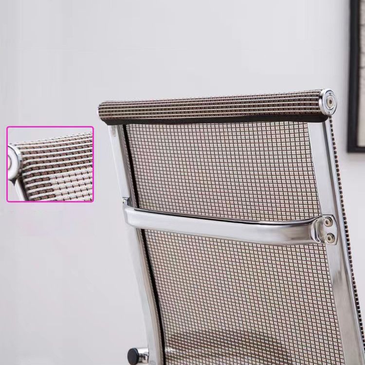 Chaise de bras contemporain à bras fixes sans roues chaise de conférence