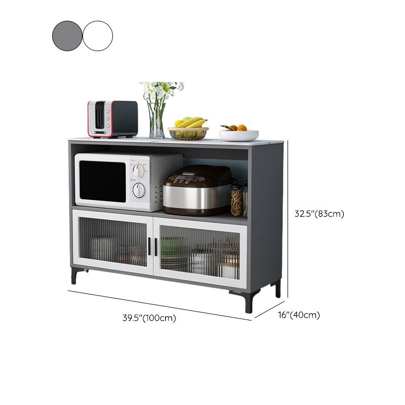 Boucheron en bois d'ingénierie en pierre avec rangement ouvert