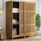 Modern Pine Solid Wood Wardrobe Freestanding Multifunctional Wardrobe Armoire Clearhalo 'Armoires & Wardrobes' 'armoires_wardrobes' 'Bedroom Furniture' 'furn' 'furn_armoires_wardrobes' 'Furniture' 1200x1200_b114d43f-518d-4eda-ad4f-1ac93fd4e163