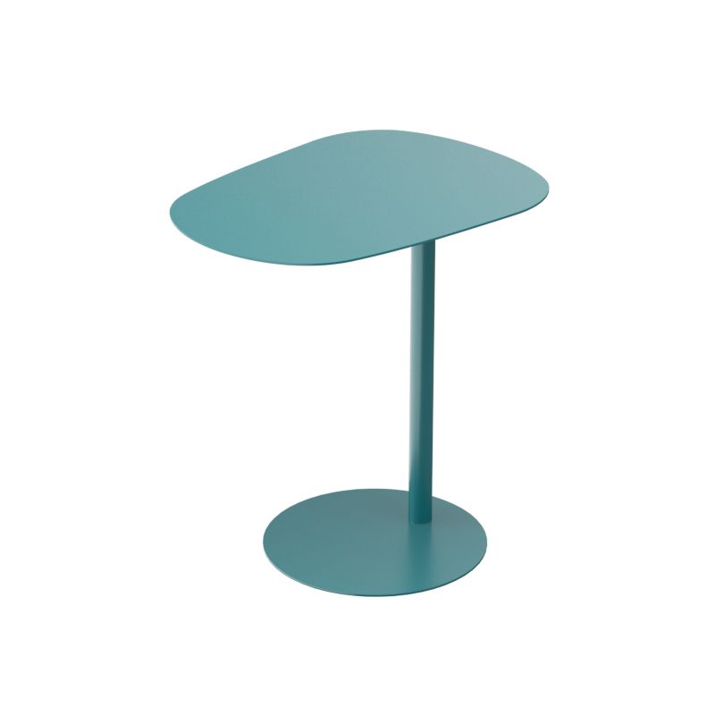 Mid-Century Pedestal Sofa Side Accent Table Iron End Slide Table Clearhalo 'Coffee & Accent Tables' 'End & Side Tables' 'end_side_tables' 'furn' 'furn_end_side_tables' 'Furniture' 'Living Room Furniture' 1200x1200_b115289d-bf32-4c86-9212-3f2d2135334d