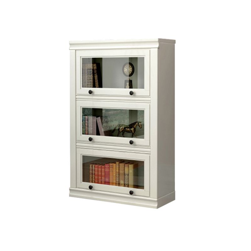 12.80"W Bookcase Contemporary Style Solid Wood Bookshelf for Home Office with Doors Clearhalo 'Bookcases' 'furn' 'furn_bookcases' 'Furniture' 'furniture_bookcases' 'Office Furniture' 1200x1200_b115c3da-b82c-493d-9075-49f5ea162356