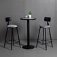 Industrielles 1/2/3-teiliges rundes Bartisch-Set aus Sinterstein-Bistro-Set für den Heimgebrauch