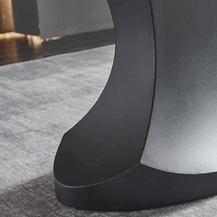 Modern Rectangle Sintered Stone Dining Table Set 1/3/4/5/7 Pieces Dining Set for Home Use Clearhalo 'Dining Room Sets' 'Dining Tables & Seating' 'dining_room_set' 'furn' 'furn_dining_room_set' 'Furniture' 'furniture_dining_room_set' 'Kitchen & Dining Furniture' 1200x1200_b1186caa-d025-45ec-9985-57a6b01f6778