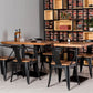 Industrial Style Furniture Solid Wood Dining Site Table for Dining Room Clearhalo ' dining_table' 'Dining Tables & Seating' 'Dining Tables' 'furn' 'furn_dining_table' 'Furniture' 'furniture_dining_table' 'Kitchen & Dining Furniture' 'kitchen&dining_furn' 'kitchen' 'kitchen_dining_table' 1200x1200_b118f0ef-c5d6-434e-b020-0880184a1e1d