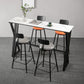 White Modern Style Rectangle Bar Table in Faux Marble and Metal Table Kitchen Bar Table Clearhalo 'Bar Furniture' 'Bar Tables' 'bar_tables' 'furn' 'furn_bar_tables' 'Furniture' 'furniture_bar_tables' 'Kitchen & Dining Furniture' 1200x1200_b11abed7-cc0d-471b-8f6f-bc2a3fbab9a4