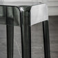 30" Height Backrest Armless Counter Stool Industrial Plastic Bistro Bar Chair with 4 Legs